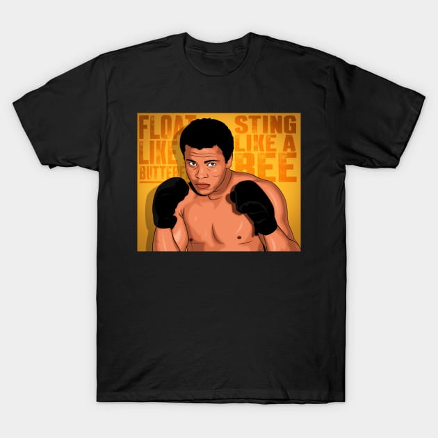 muhammed Ali T-Shirt by A.helmy